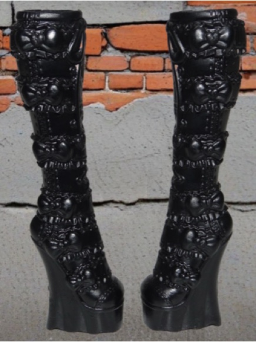 Monster High Elissabat ~ Frights Camera Action ~ Black Boots - Picture 3 of 10